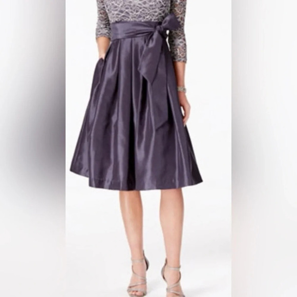 Jessica Howard / Sequined Lace a-Line Dress Size 14W - Picture 3 of 12